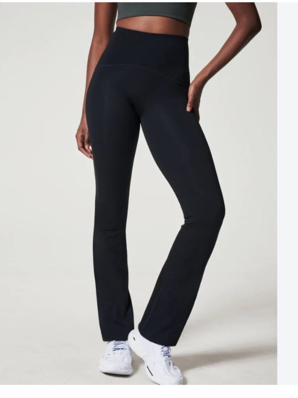 SPANX shape Booty Boost® Black Flare Pant Wide-Leg sweapants Pants xl